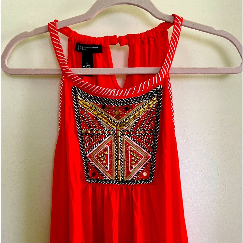 Macy’s INC orange tank top